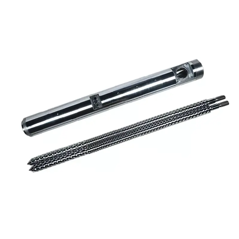 Maitiro ekutsanangura parallel twin screw barrel yePVC yakazara-yakazara